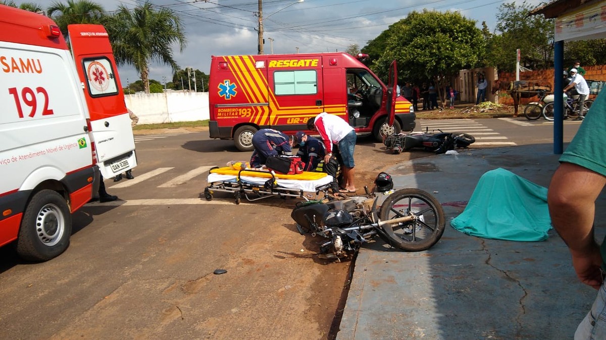 Homem de 52 anos morre após acidente entre motos em MS | Mato Grosso do Sul | G1