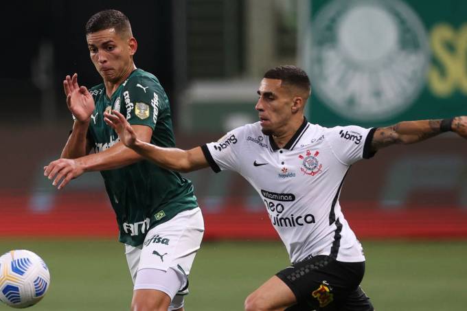Palmeiras e Corinthians empatam pelo Brasileirão no Allianz Parque