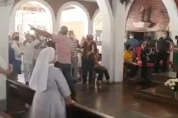 Padre deve receber medida protetiva após bolsonarista interromper missa em Fortaleza