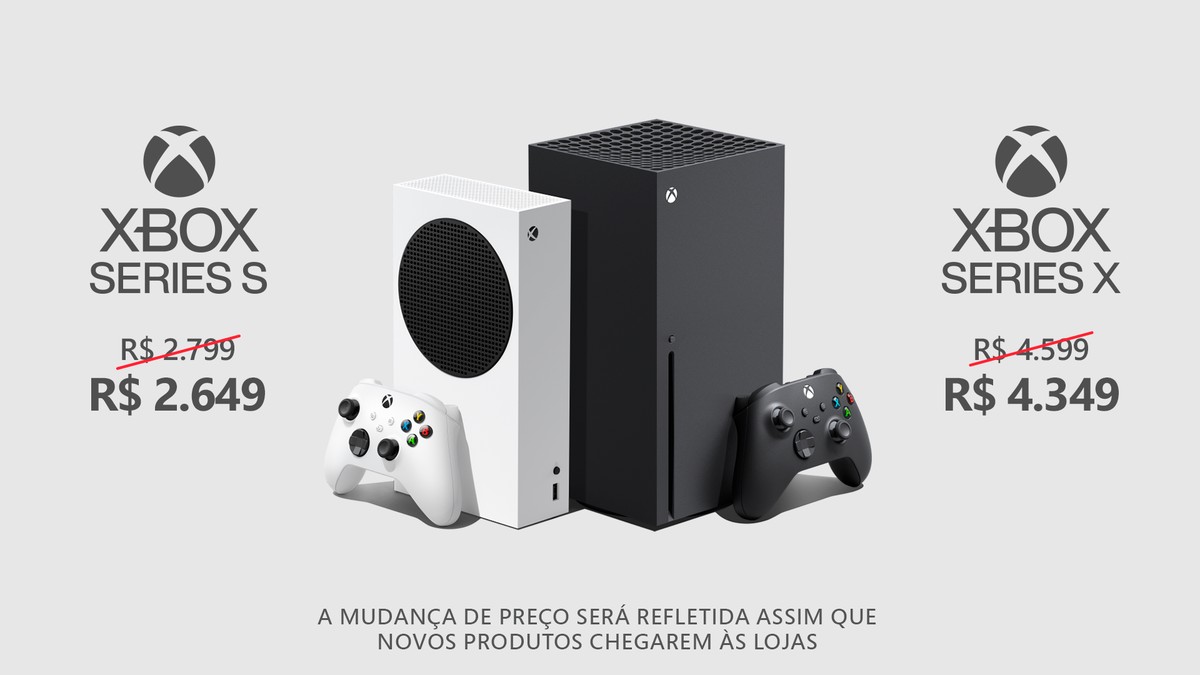 Xbox Series X e Series S têm preço reduzido no Brasil e ficam mais baratos | Video Game | TechTudo