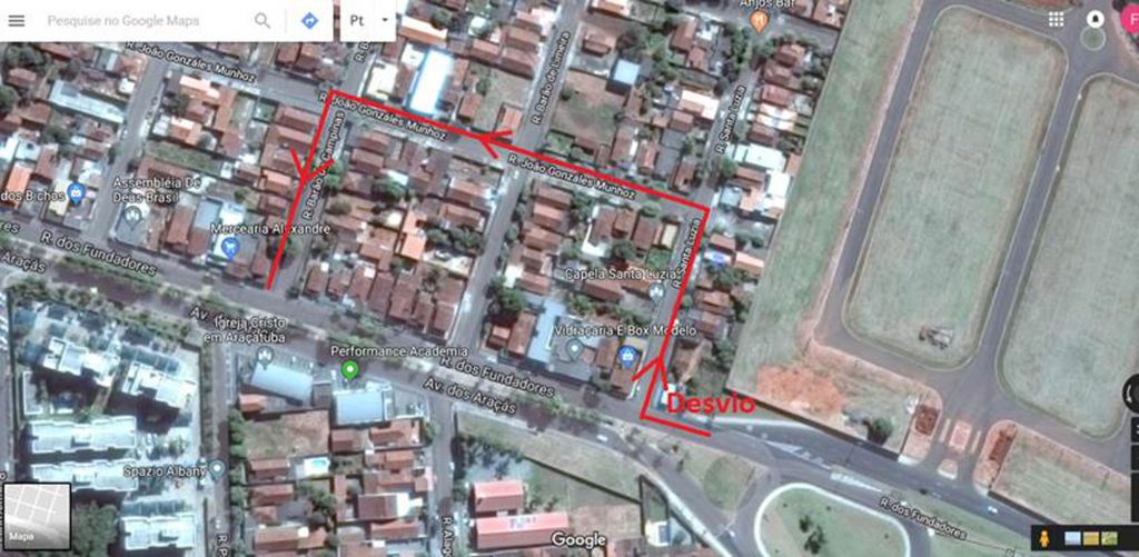 Trânsito na Fundadores será desviado para obras   Folha da Região